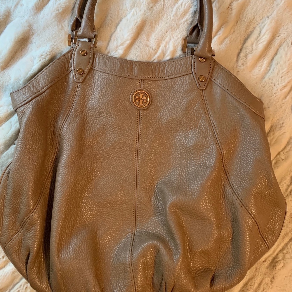 Tory Burch Tan Leather Tote Bag